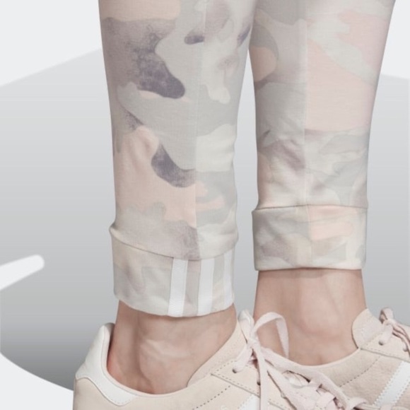 New adidas originals white spring camo leggings L - Picture 5 of 7